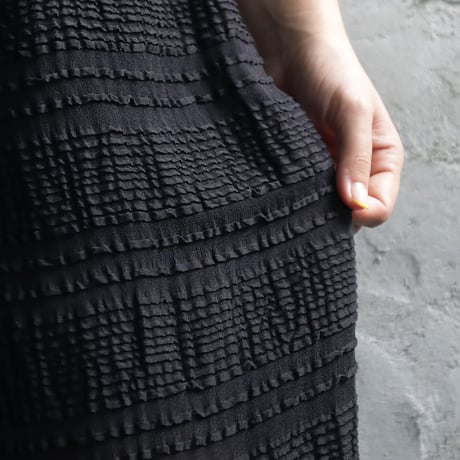 .less wide straight pants (black)