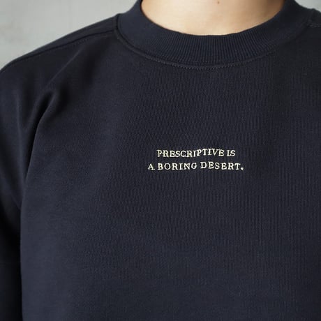 ànuke embroidery over sweat (gray/navy/brown)