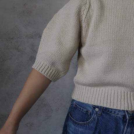 ànuke halfsleeve raglan knit (ivory)