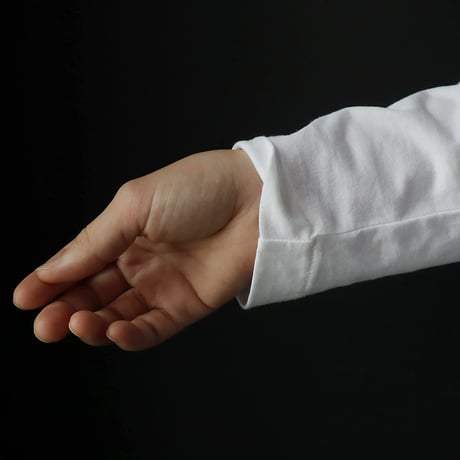 R&D.M.Co- TRESURE HUNTING L/T-shirt (white/charcoalgray)