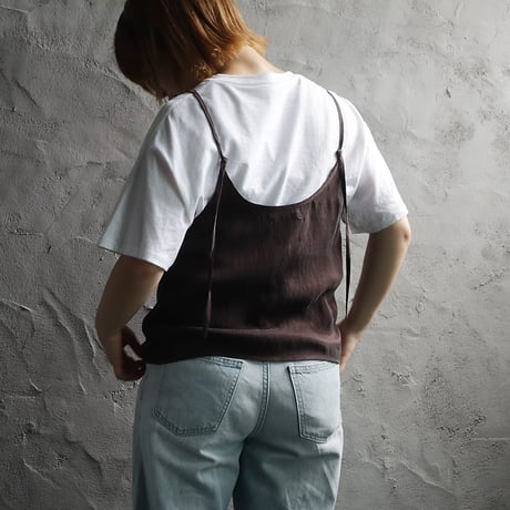ànuke camisole layered tanktop (brown)