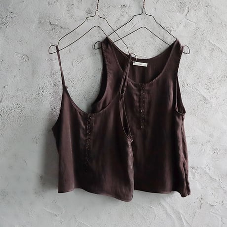 ànuke camisole layered tanktop (brown)