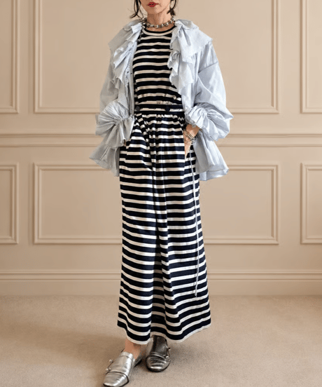 【BOUTIQUE】 FLOWER GARDEN petale tops  / TG-3701 / 2色展開