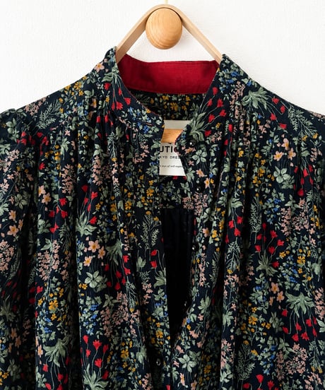 【BOUTIQUE】 FLOWER GARDEN print dress  / TE-3603 / ２色展開
