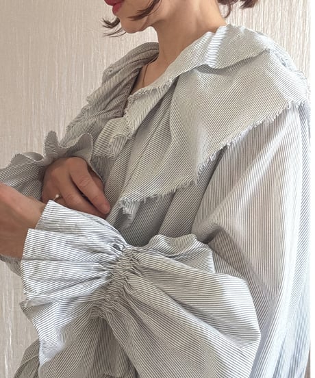 【BOUTIQUE】 FLOWER GARDEN petale tops  / TG-3701 / 2色展開