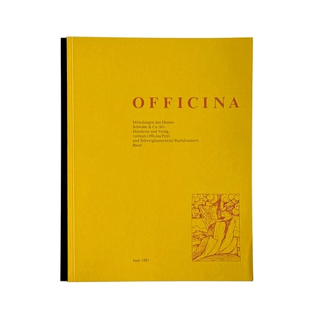 OFFICINA Schwabe & Co. AG, Basel 1987-88 3冊セット