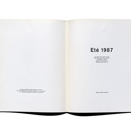 Yohji Yamamoto Eté 1987