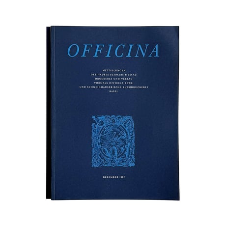OFFICINA Schwabe & Co. AG, Basel 1987-88 3冊セット