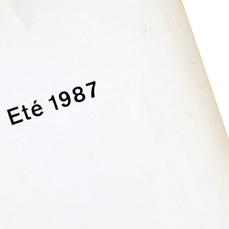 Yohji Yamamoto Eté 1987