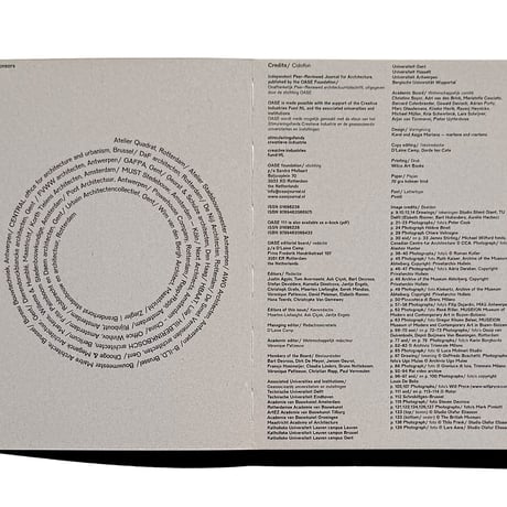 Oase 111: Journal for Architecture