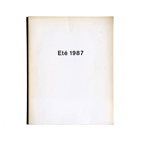 Yohji Yamamoto Eté 1987