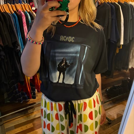 AC/DC "WHO MADE WHO" プリントTシャツ