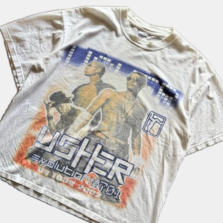 USHER “8701 / Evolution” US TOUR 2002 Tシャツ