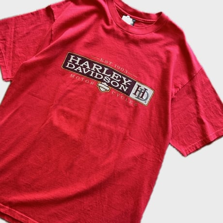USA製 HARLEY DAVIDSON プリントTシャツ L