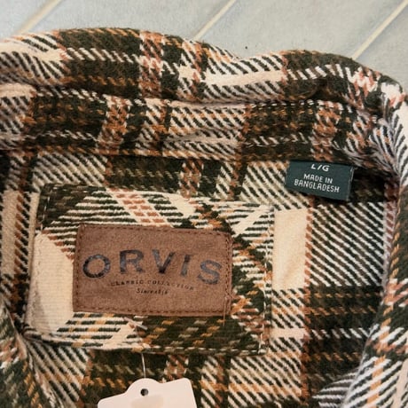 ORVIS ヘビーネルシャツ