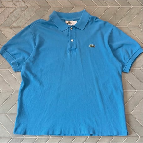 LACOSTE 水色ポロシャツ