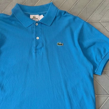 LACOSTE 水色ポロシャツ