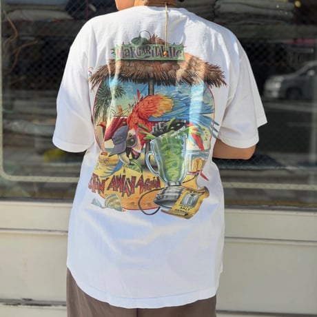 USA製 Caribbean Soul ジミーバフェット 両面プリントTシャツ