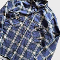 80's USA製 Woolrich チェックネルシャツ