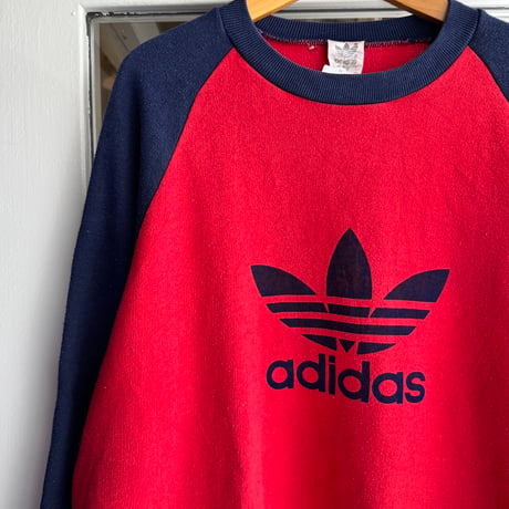 80's adidas ラグランスウェット