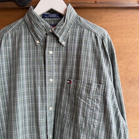 90s TOMMY HILFIGER チェックシャツ