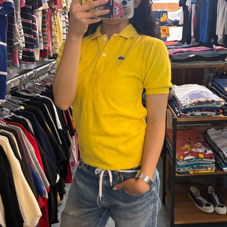 LACOSTE パイルポロシャツ