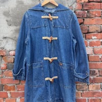 90s LAUREN JEANS CO. デニムダッフルコート
