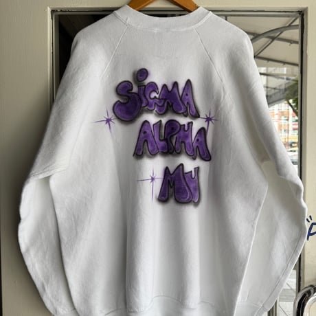 90's USA製エアブラシスウェット L