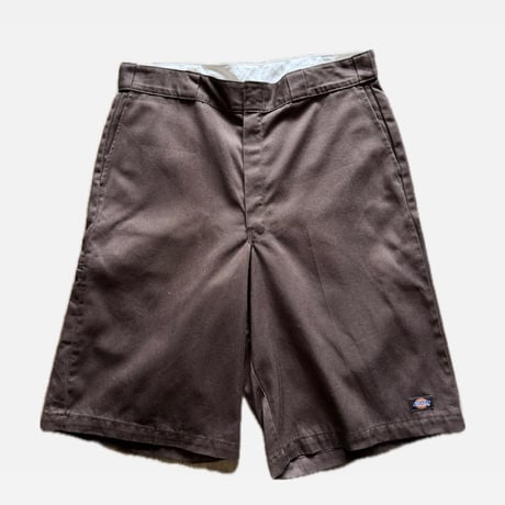 00's Dickies 42283 ワークショーツ ブラウン