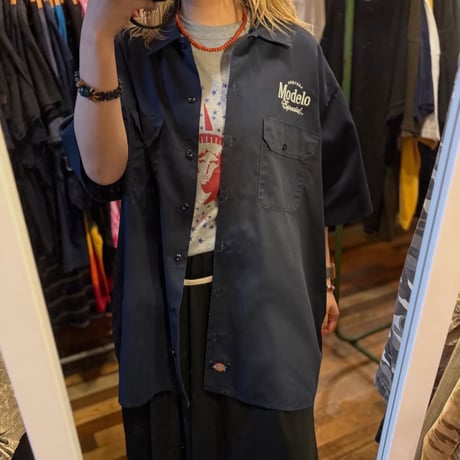 Dickies Modelo 刺繍ワークシャツ