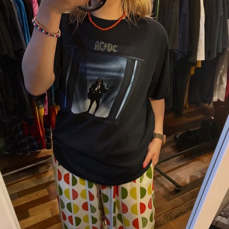 AC/DC "WHO MADE WHO" プリントTシャツ