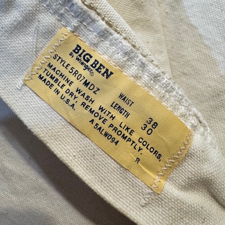 80's〜 BIG BEN by Wrangler ペインターパンツ W38×L30