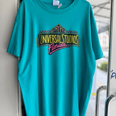 90's UNIVERSAL STUDIOS FLORIDAプリントTシャツ  L