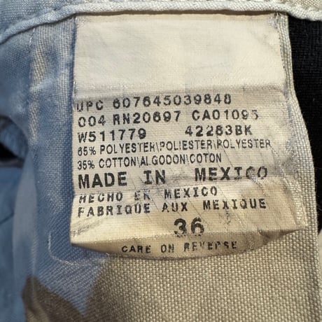 00's Dickies 42283 ワークショーツ W36 ブラック