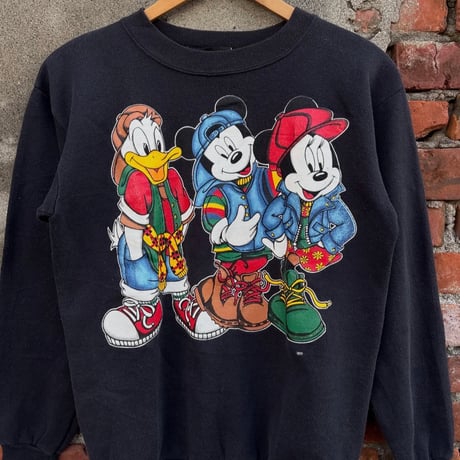 90s USA製 Disney ヒップホップスウェット