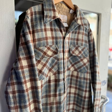 〜70's Sears ウールチェックシャツ