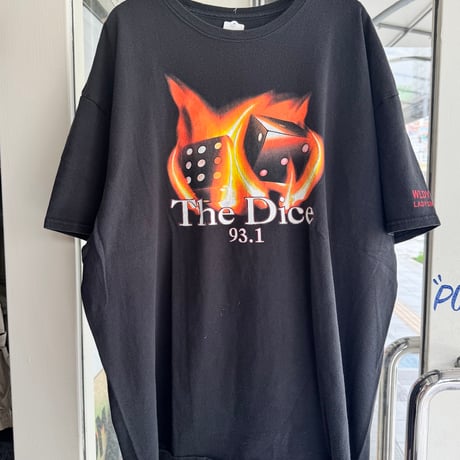 00’s “The Dice 93.1” プリントTシャツ XXL