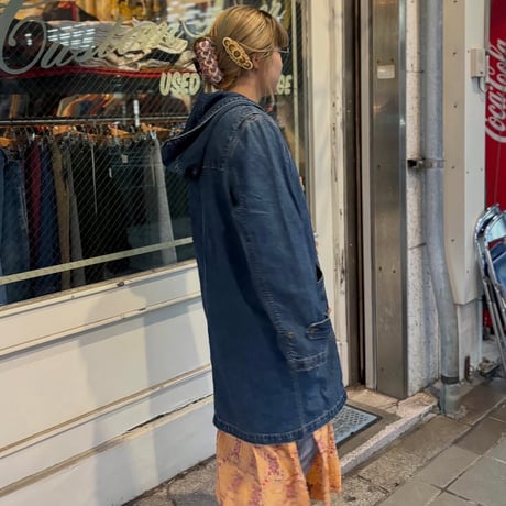 90s LAUREN JEANS CO. デニムダッフルコート