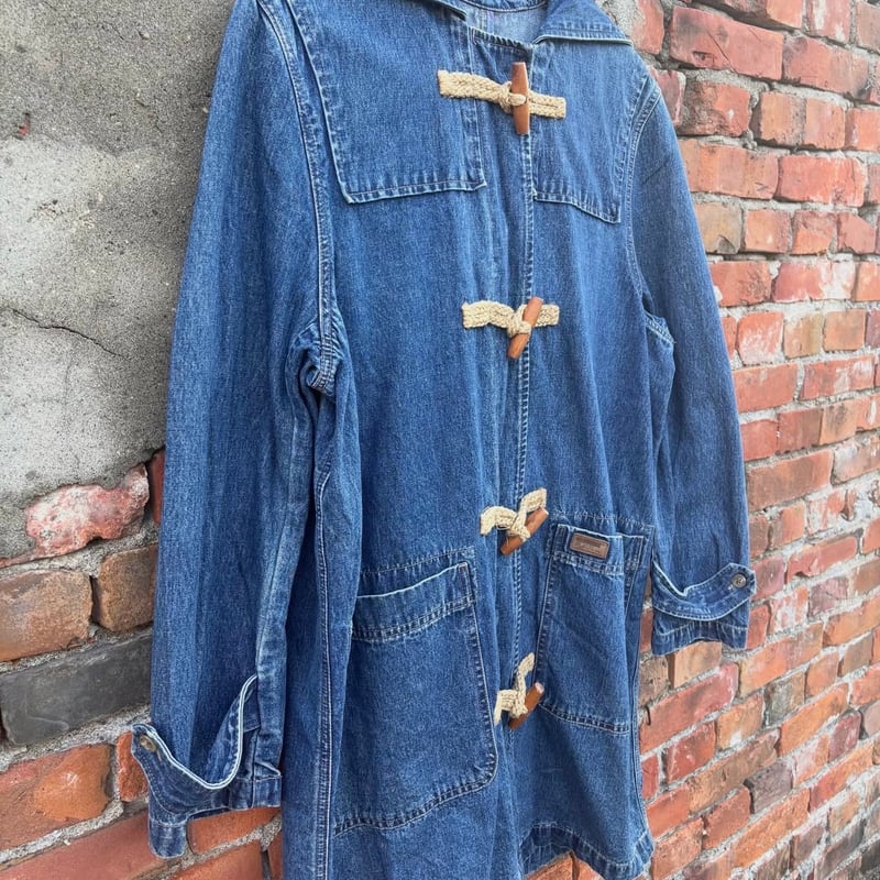 LRL ローレンラルフローレン ジーンズ ライナー付 デニム ダッフルコート 90s LAUREN JEANS CO. デニムダッフルコート | CUSTOM FEVER