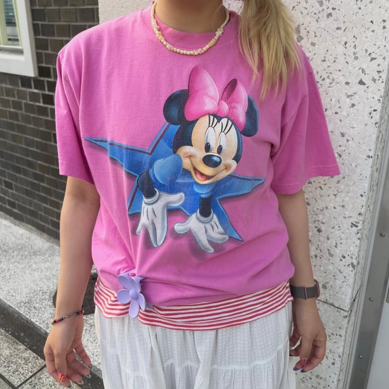 ↞*↠様 Mickey Unlimited ミニーマウス Tシャツ 両面プリント Disney ミニー＆ミッキー 両面プリントTシャツ | CUSTOM FEVER