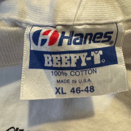 90’s Hanes BEEFY-TボディプリントT XL