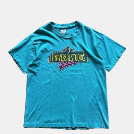 90's UNIVERSAL STUDIOS FLORIDAプリントTシャツ  L