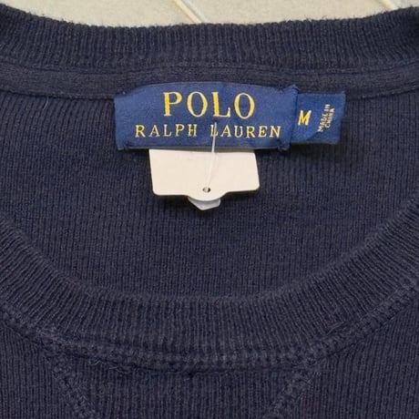 POLO 薄手コットンニット