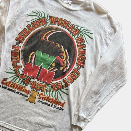 1997 MILLION WOMAN MARCH Long Sleeve Tシャツ