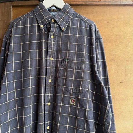 TOMMY HILFIGER ウィンドウペン柄シャツ