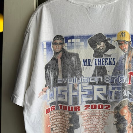 USHER “8701 / Evolution” US TOUR 2002 Tシャツ