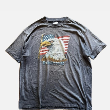 〜90’s Hanes “Eagle” プリントT Good fade! XXL
