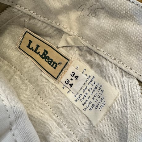 USA製 L.L.bean  2タックパンツ W34