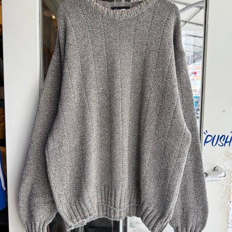 USA製 Eddie Bauer コットンニットセーター L