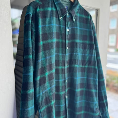 USA製 70's PENDLETON ウールボタンダウンチェックシャツ
